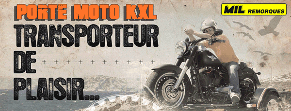 Remorque porte moto KXL